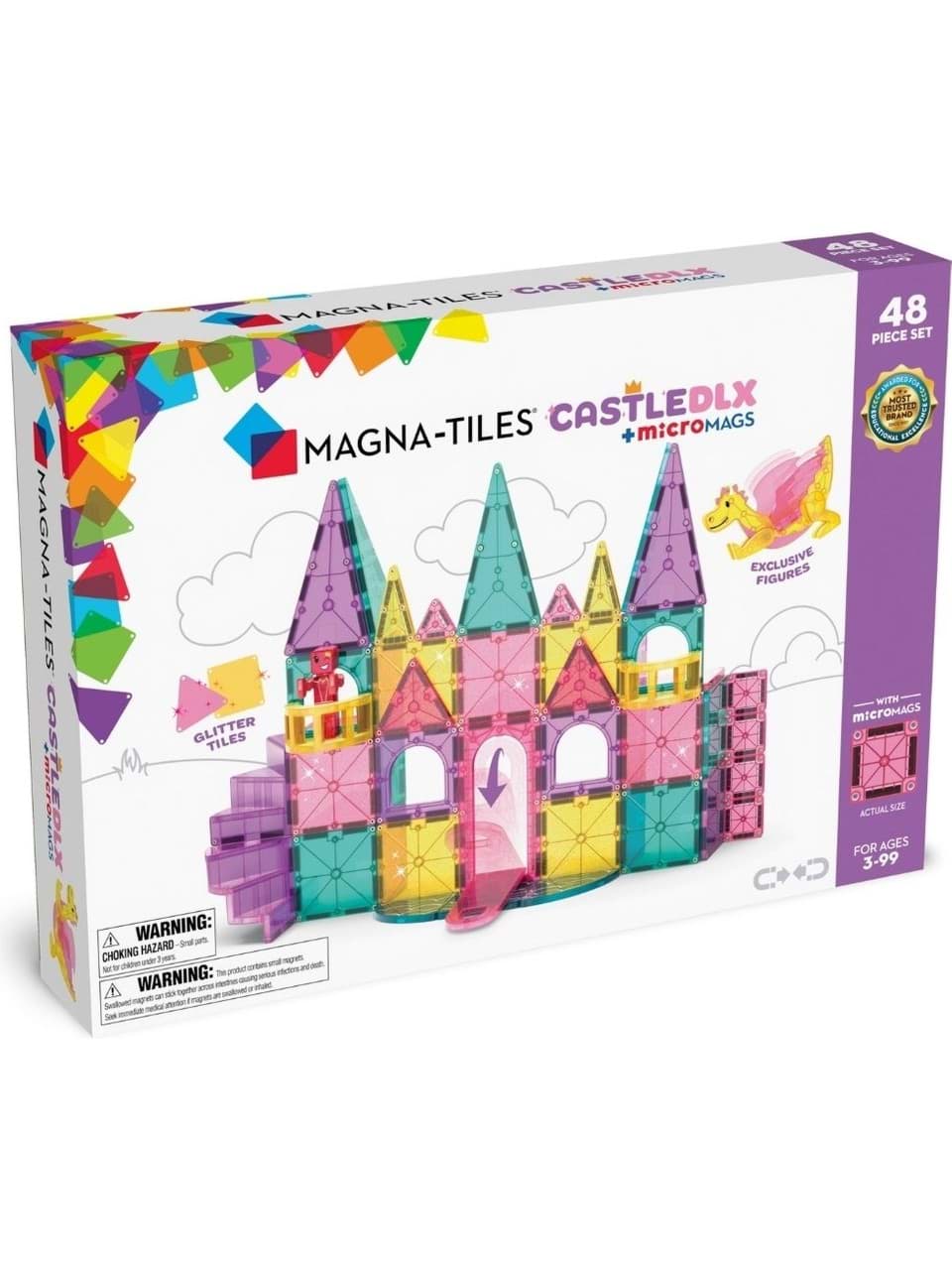 Magna-Tiles Castle DLX + microMAGS - Prenses Şatosu 48 Parça resmi