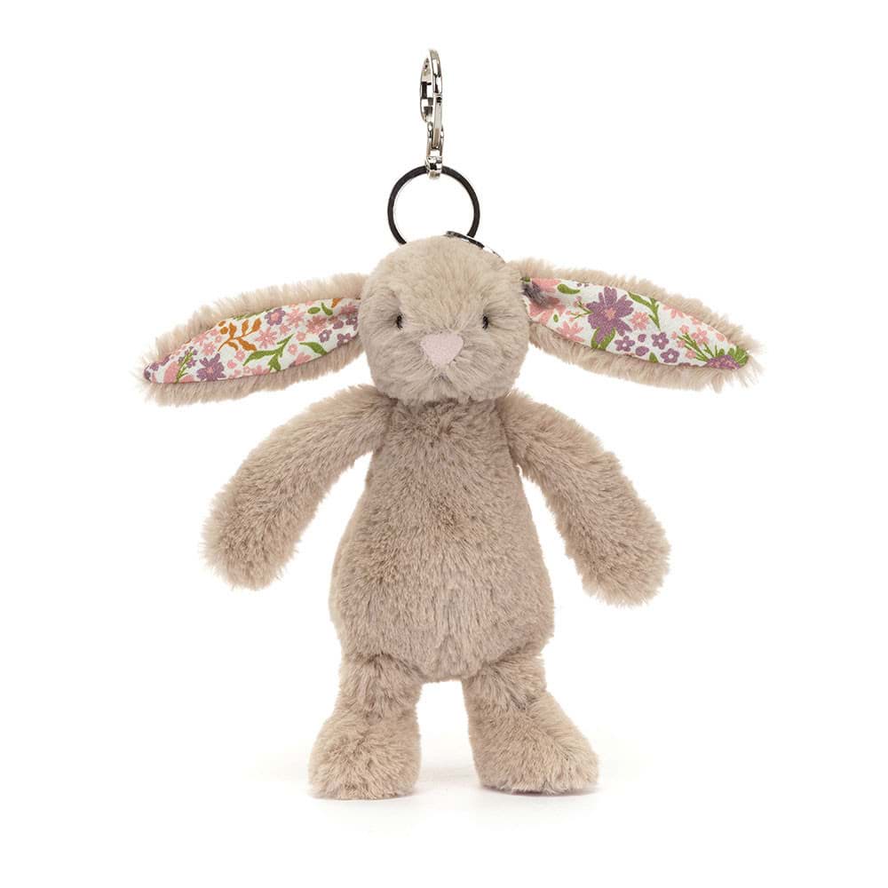 Blossom Beige Bunny 'Petal' Bag Charm resmi