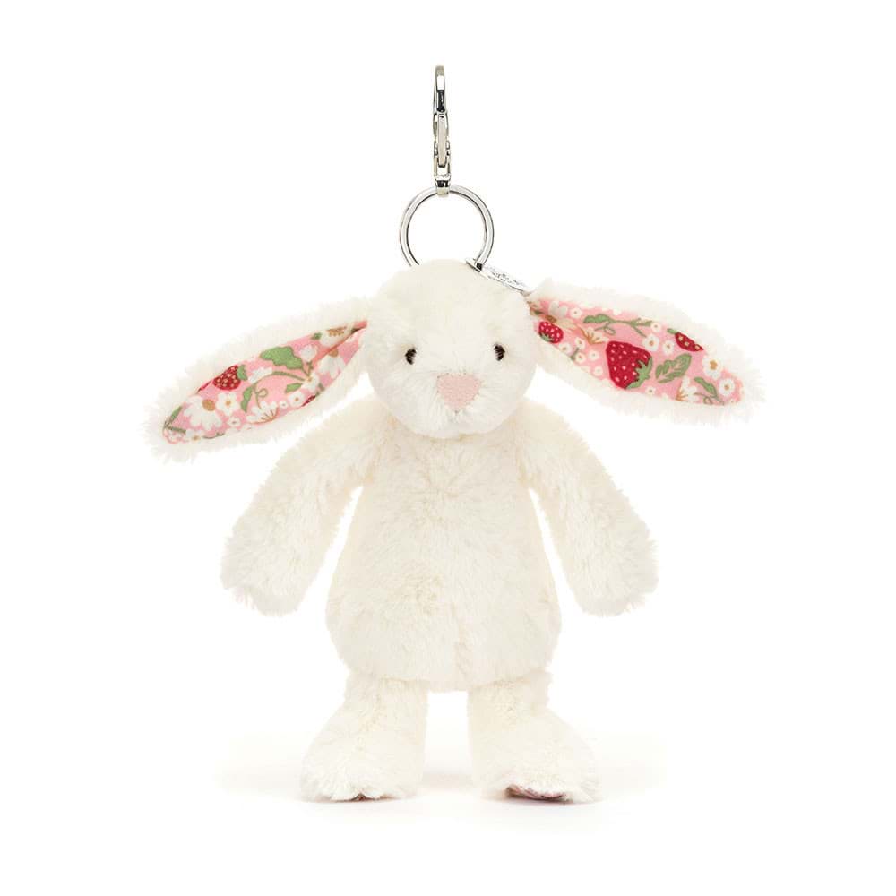 Blossom Cream Bunny 'Berry' Bag Charm resmi