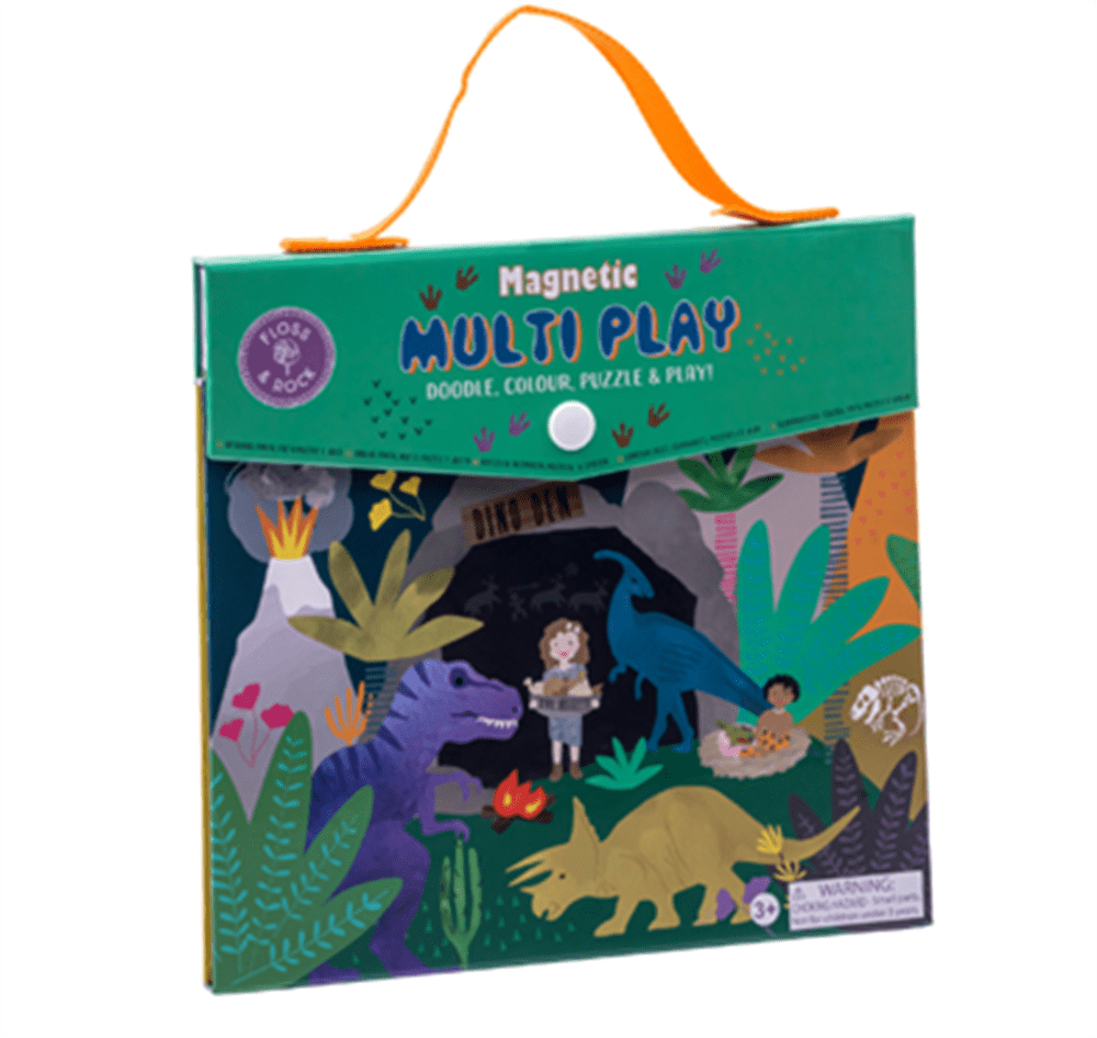 Mıknatıslı Çoklu Oyun Seti / Dino resmi