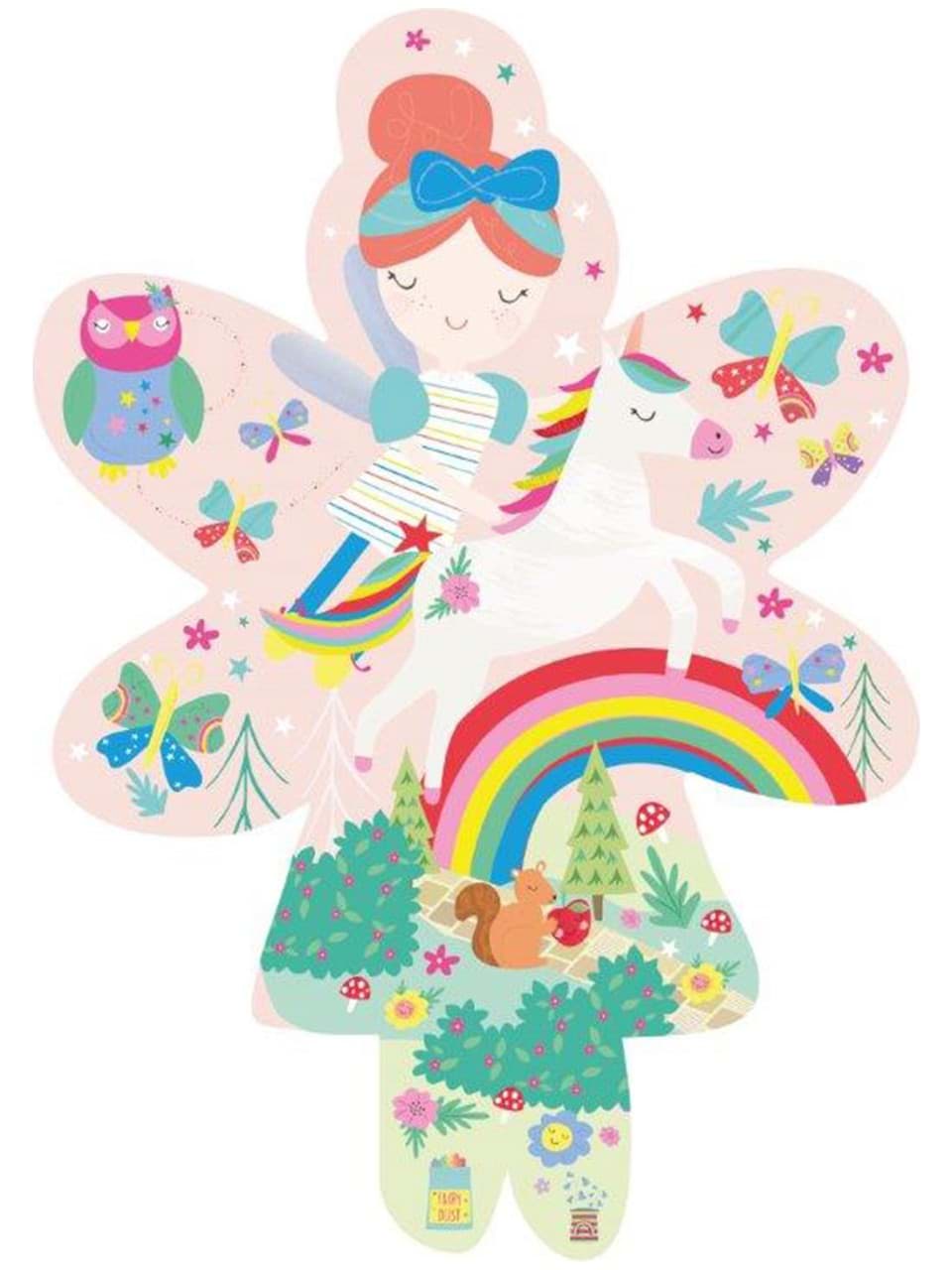Floss and Rocks Rainbow Fairy Puzzle 20 Parça resmi