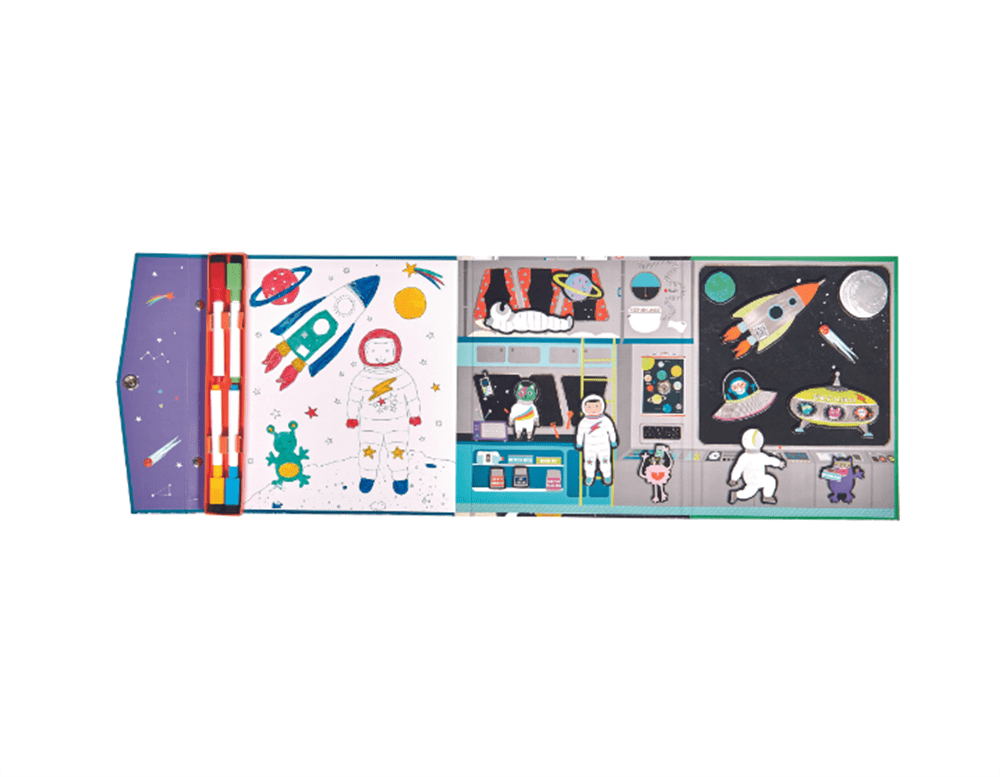 Mıknatıslı Çoklu Oyun Seti Space resmi