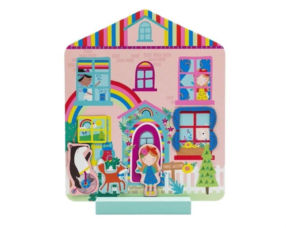 Mıknatıslı Ev Giydirme Seti Rainbow Fairy resmi