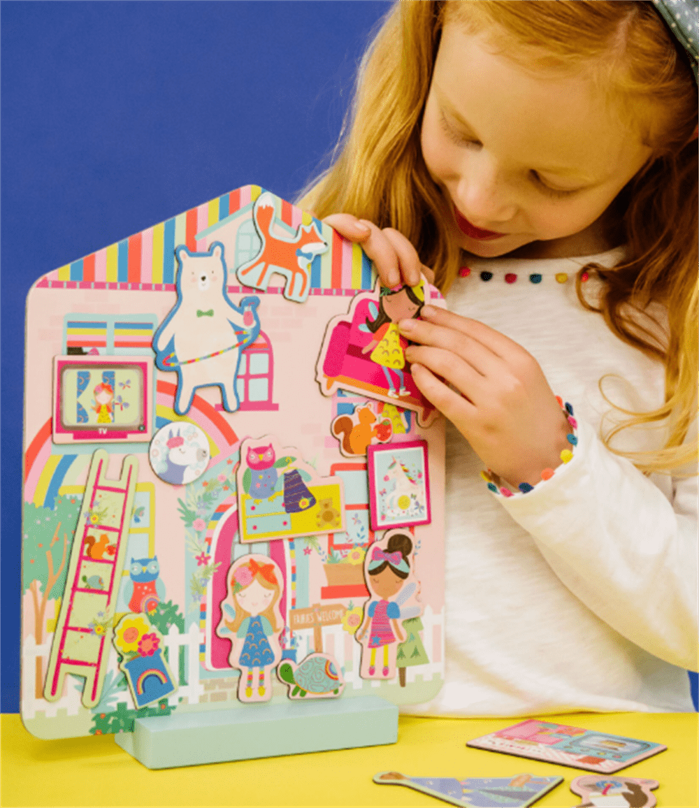 Mıknatıslı Ev Giydirme Seti Rainbow Fairy resmi