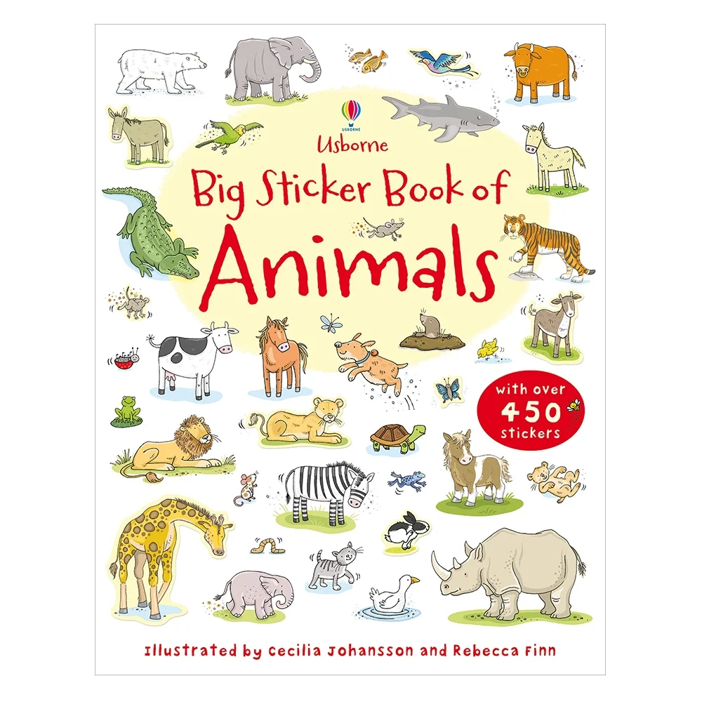 Big Sticker Book Of Animals resmi