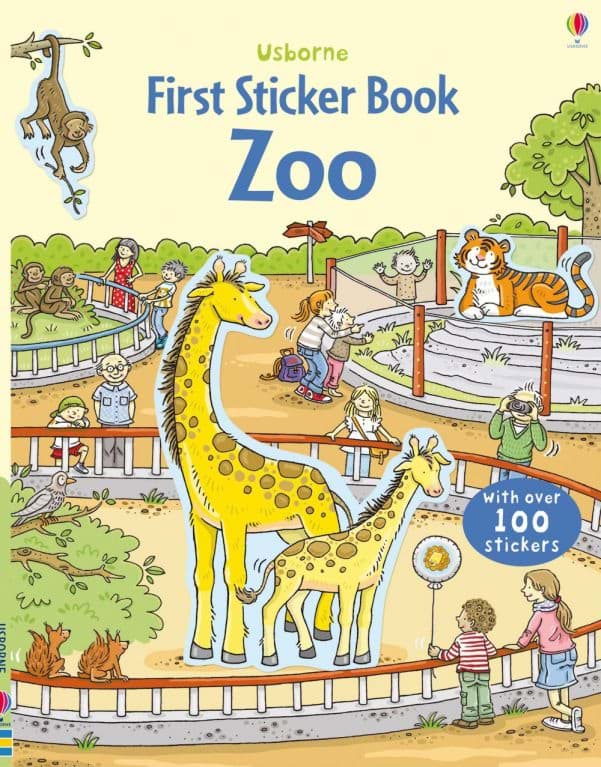 FIRST STICKER BOOK THE ZOO resmi