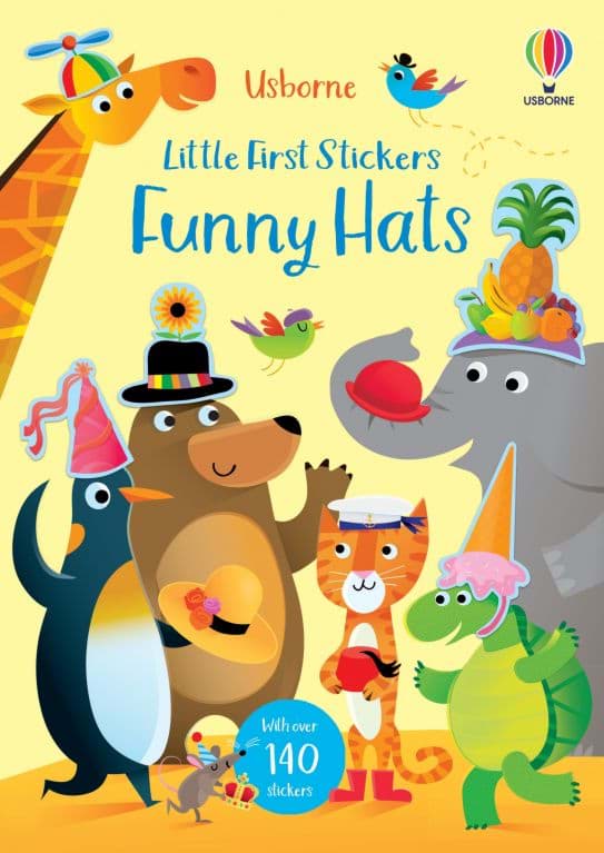 LITTLE FIRST STICKERS FUNNY HATS resmi