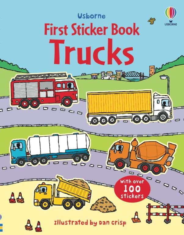 First Sticker Book Trucks resmi