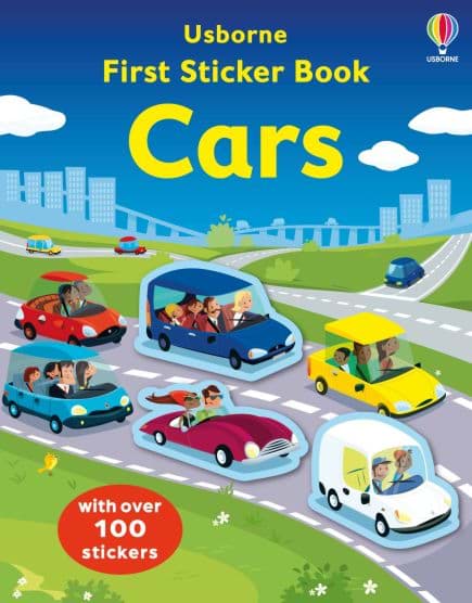 First Sticker Book Cars resmi