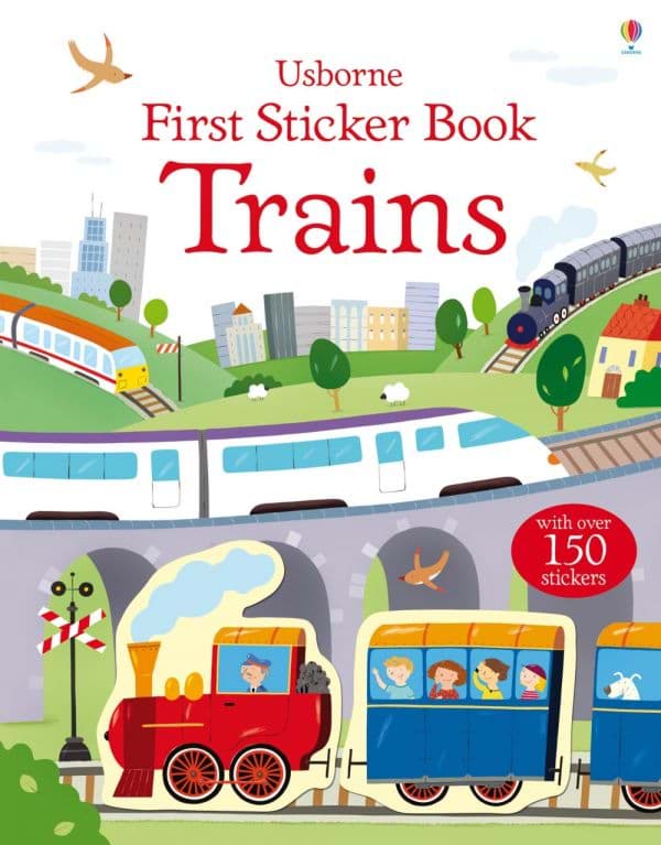 First Sticker Book Trains resmi