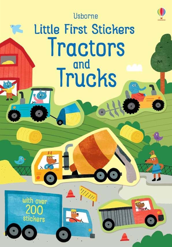 Little First Stickers Tractors And Trucks resmi