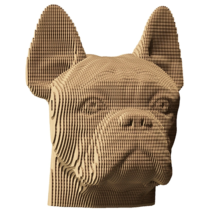 Cartonic 3D Puzzle - BULLDOG resmi