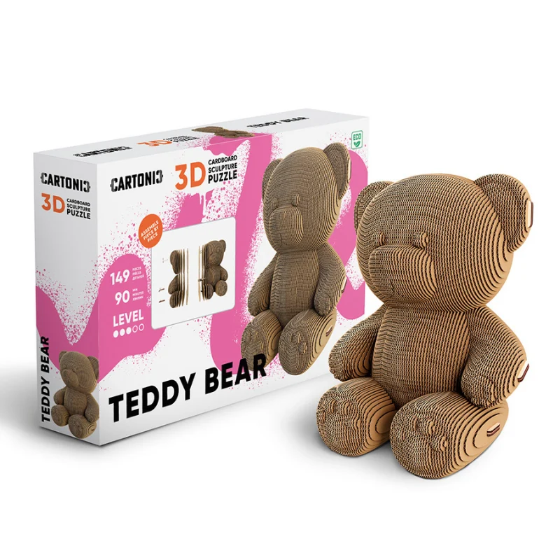 Cartonic 3D Puzzle - TEDDY BEAR resmi