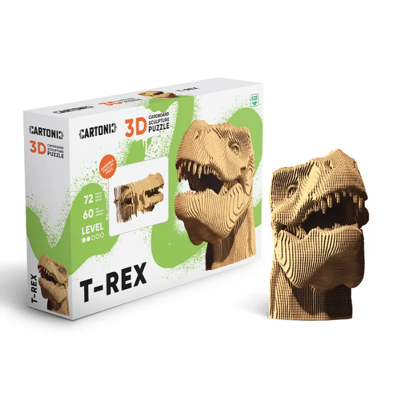 Cartonic 3D Puzzle - T-REX resmi