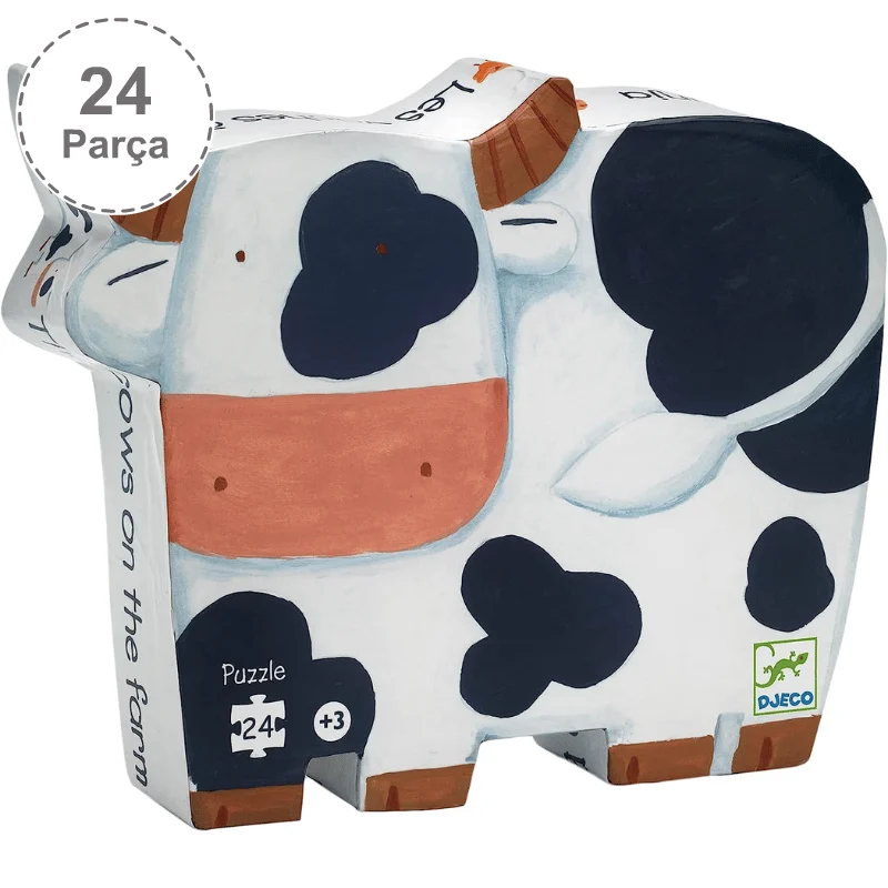 Cows On The Farm 24 Parça Puzzle resmi