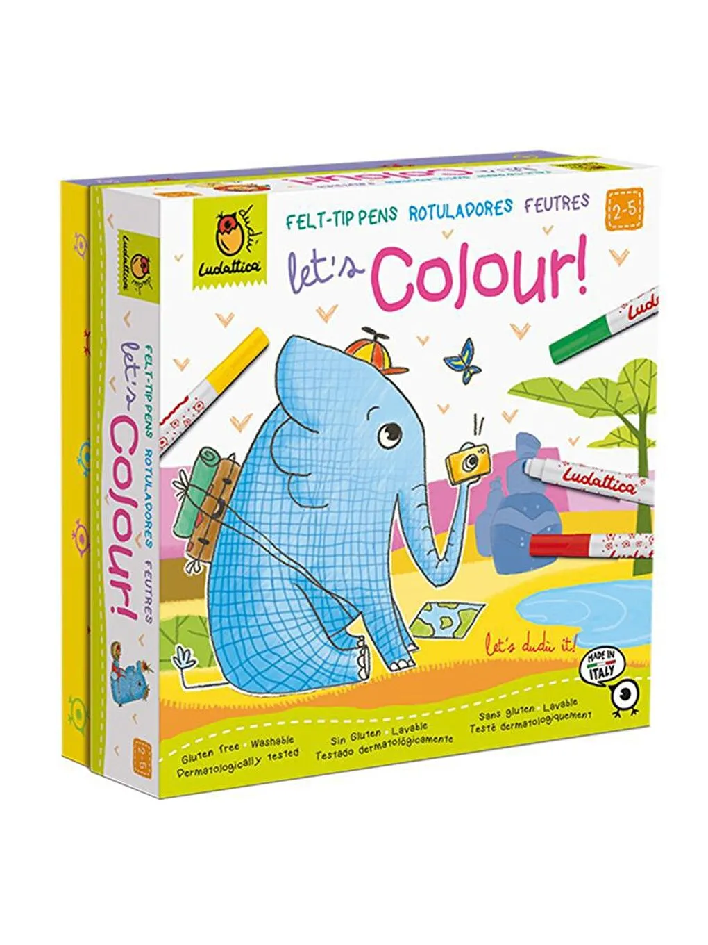 Lets Colour- Felt Tip Pens resmi