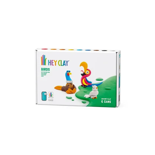 Hey Clay Yaratıcı Kil Seti - Pheasant, Ara Parrot, Dove resmi