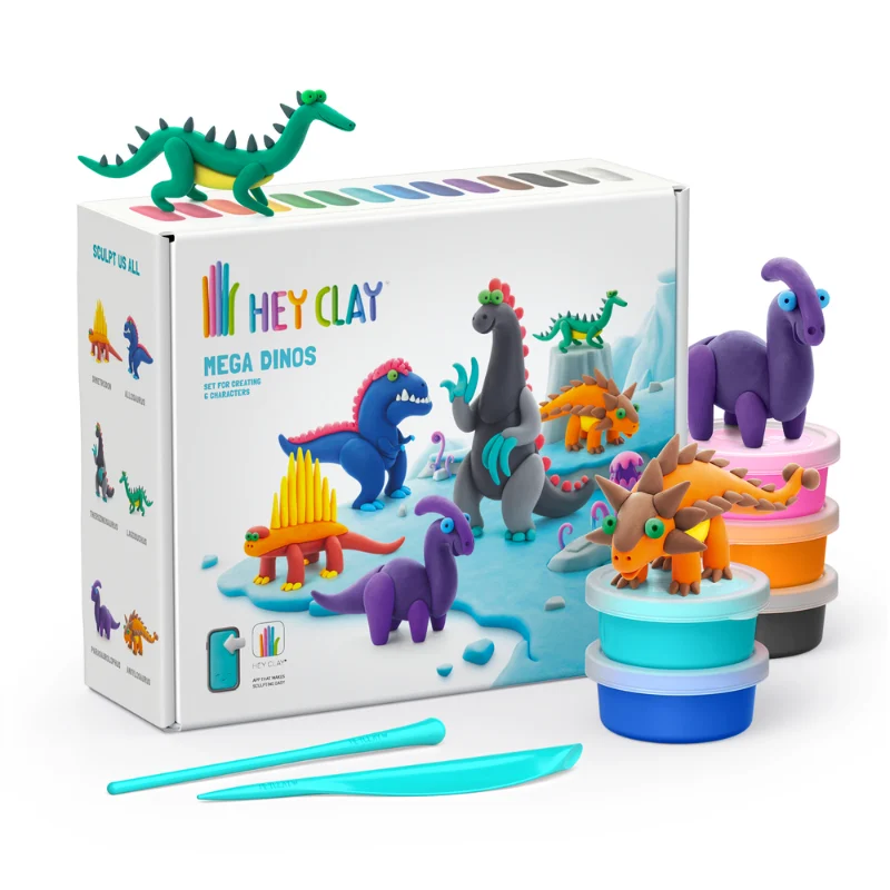 Hey Clay Yaratıcı Kil Seti - Mega Dinos resmi