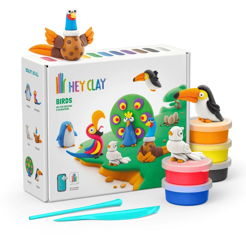 Hey Clay Yaratıcı Kil Seti - Birds resmi