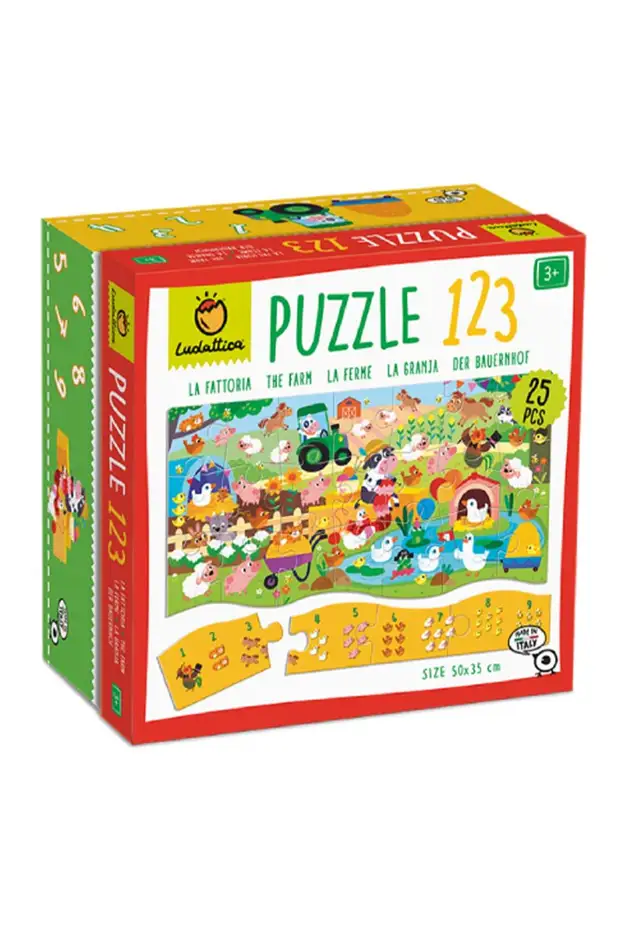 Bebekler için Puzzle - Çiftlik resmi