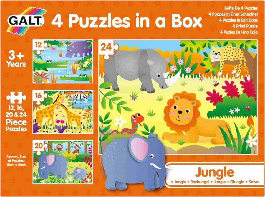 4 Puzzles in a Box Jungle resmi