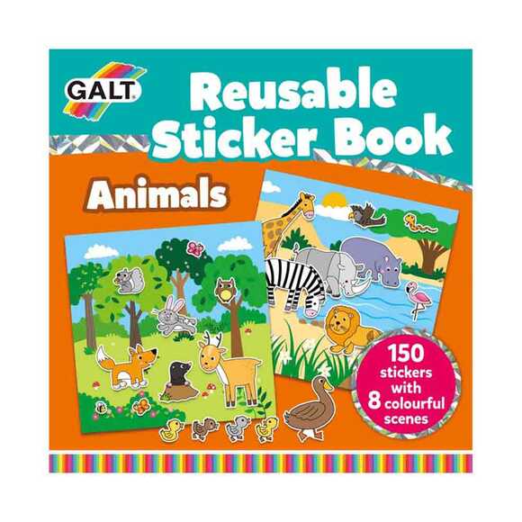 Reusable Sticker Book Animals resmi