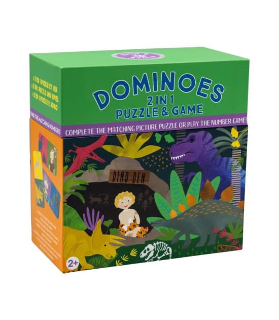 Çift Taraflı Domino Dino resmi