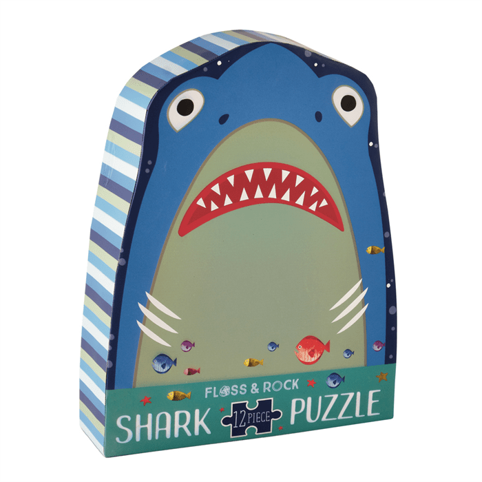 12 Parça Şekilli Yapboz Shark resmi