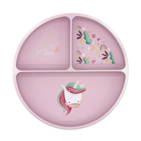 Vakumlu Silikon Tabak - Sevimli Unicorn resmi
