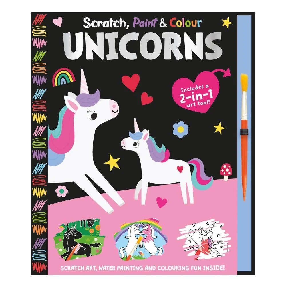 Scratch, Paint and Colour Unicorns resmi