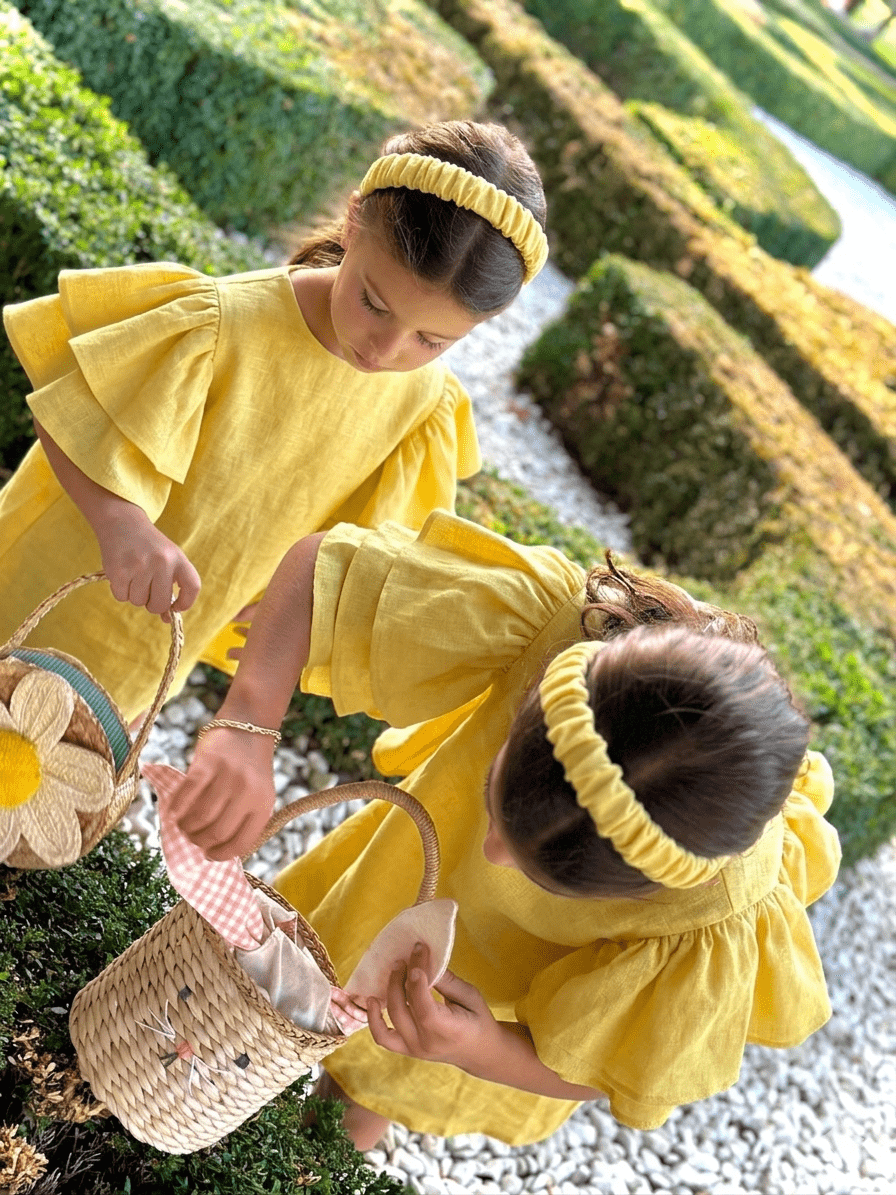 Butterfly Dress Sarı 0-2 Yaş resmi