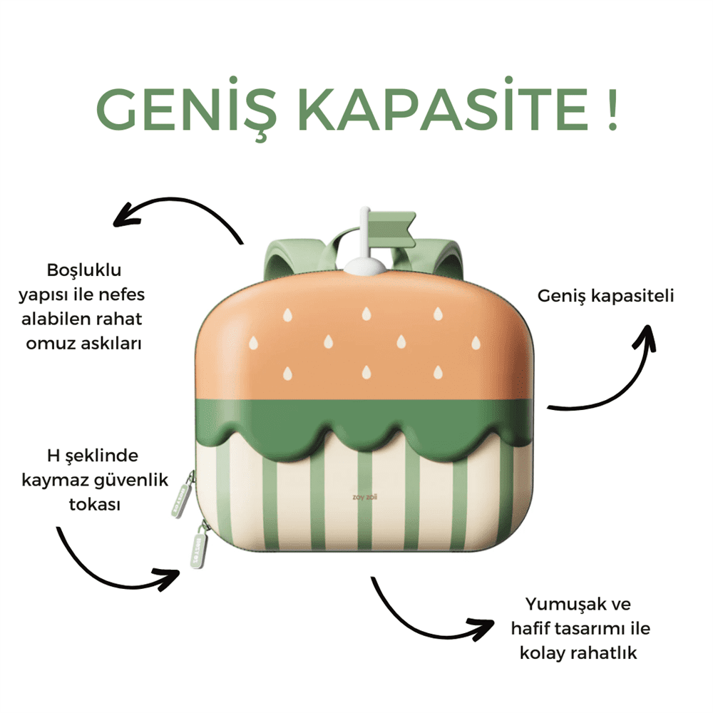 Cheeseburger Sırt Çantası resmi