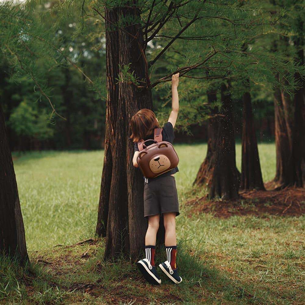 Cute Big Brown Bear Sırt Çantası resmi