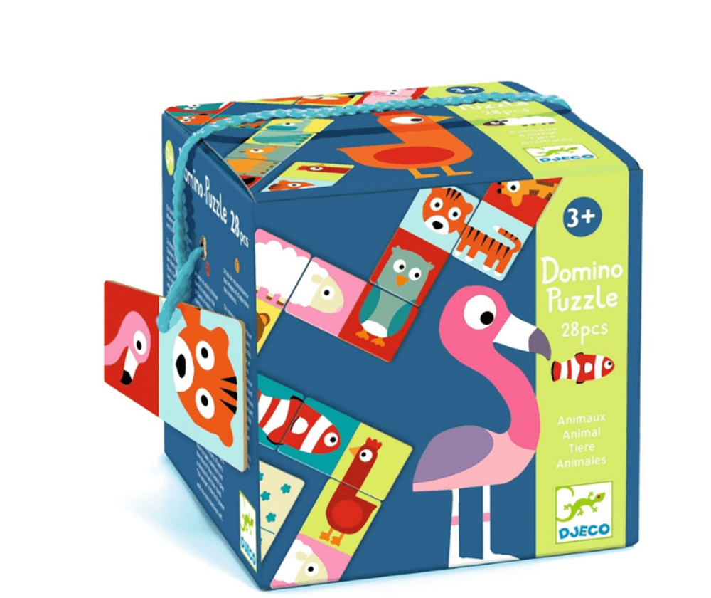 Djeco Domino Animo-Puzzle resmi