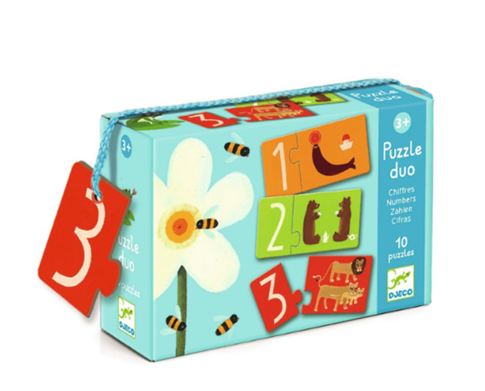 Djeco İkili Puzzle / Duo Numbers resmi