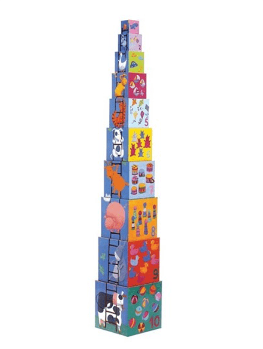 Djeco Küpler 10 Funny Blocks resmi