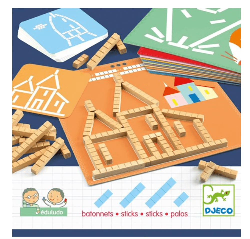 Djeco Mantıksal Çıkarım Oyunu / Eduludo Sticks resmi