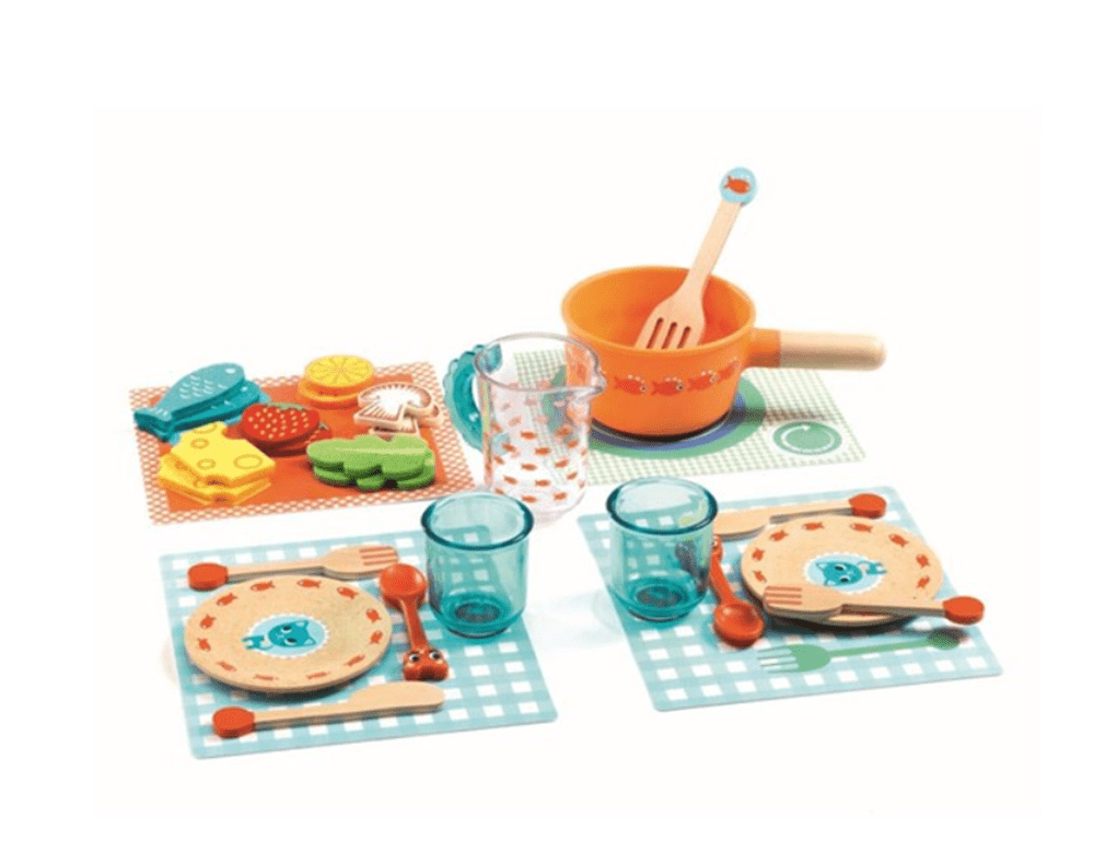 Djeco Yemek Seti Kedicik resmi